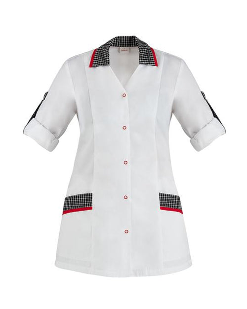 Casacca Primula Bianco Casacca Donna Manica Regolabile Pulizie Alimentari Mensa