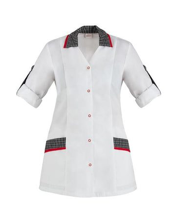 Casacca Primula Bianco Casacca Donna Manica Regolabile Pulizie Alimentari Mensa