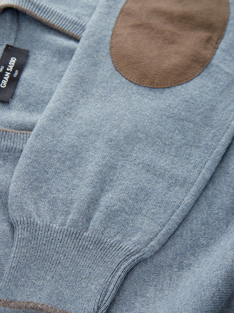 Gran Sasso Maglione Cashmere Scollo a V da uomo