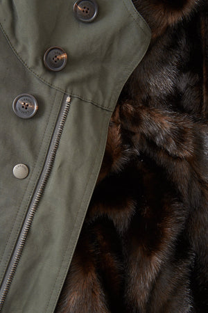Lardini Parka con Eco Pelliccia interna da uomo