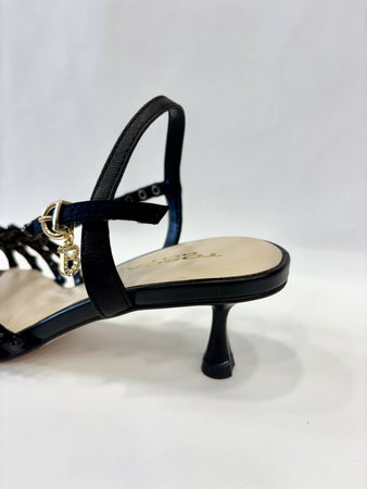 ToscaBlu Donna Sandalo in pelle con borchie