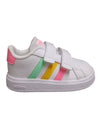 Scarpe sneakers bambina adidas GRANDCOURT