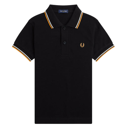 Fred Perry Polo Con Doppia Riga Uomo Regolar Fit Polo Maniche Corte Con Colletto