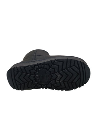 Stivaletti bambina Grunland Junior Crom nero suede - Stile caldo con elastico