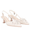 ToscaBlu Donna Slingback Doha in pelle con fiori
