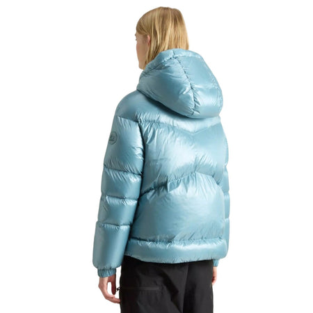 Woolrich giubbini donna woolrich - aliquippa short puffer jacket - azzurro da donna