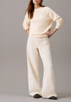 calvin klein MAGLIONE BOUCLE RIB C-NK RELAXED SWEATER da donna