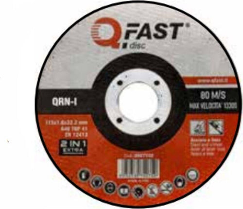 QFAST---DISCO-DA-TAGLIO-PER-ACCIAIO-INOX/METALLO-Ø115x1,0x22.2MM