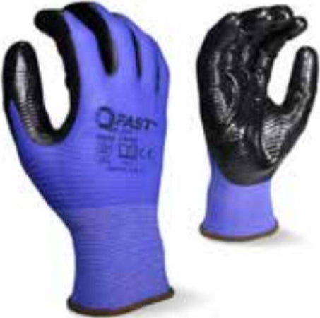 QFAST---GUANTO-IN-NITRILE-GOFFRATO---PALMO-GOFFRATO-ANTI-SCIVOLO---TAGLIA-M