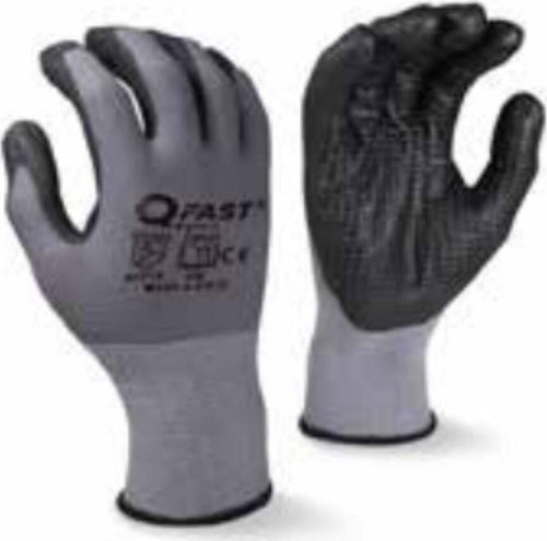 QFAST--GUANTO-IN-NITRILE-SPADEX-PUNTINATO---SENZA-CUCITURE---SPALMATO-CON-SCHIUMA-DI-NITRILE---TAGLIA-XL