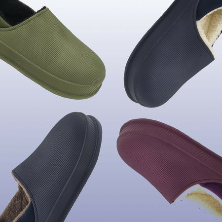 Amix Diamond Le Originali Dasoft Fantastiche Ciabatte Invernali Uomo e Donna, Pantofole Chiuse Con Peluche, Zoccoli con Pelliccia Interna, Memory Foam e Suola Antiscivolo, Sabot da Casa e Giardino