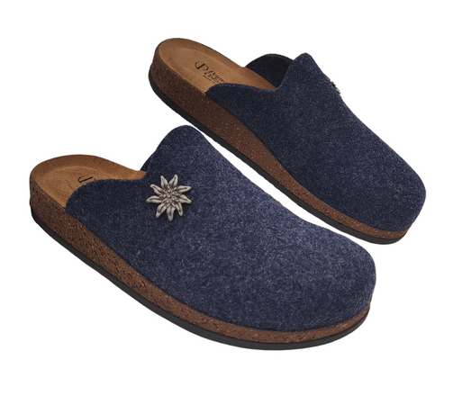 Originali Zoccoli Alpini, Ciabatte Uomo e Donna Invernali, Calde Sabot Tirolesi in Lana Cotta, 100% Made in Italy