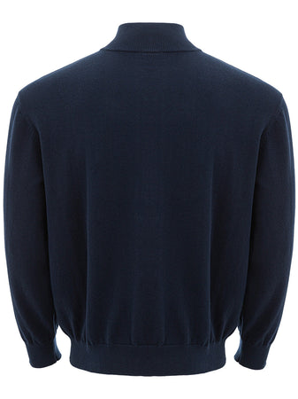 Armani Exchange Maglioncino in Cotone con zip da uomo