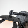 Applique Industrial Nordico Blacksmith Acciaio Nero Antico Vetro 1 Luce E27