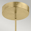 Lampadario Industrial Nordico Calters Alluminio Oro Champagne Led 49W 3000K