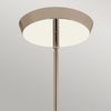 Lampadario Classico Kayva Acciaio Nichel Lucido Vetro Led 36W 3000K 2375Lm