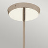 Lampadario Classico Kayva Acciaio Nichel Lucido Vetro Led 24W 3000K 1625Lm