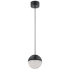 Lampadario Contemporaneo Moonlit Alluminio Nero Opaco Led 20.9W