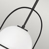 Sospensione Industrial Nordica Somerset Acciaio Nero 1 Luce E27