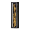 Applique Industrial Nordico Styx Acciaio Nero Oro Led Integrato 14W 3000K 1588Lm