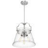 Lampadario Contemporaneo Wimberley Acciaio Cromo Lucido 3 Luci E27