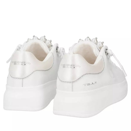 ToscaBlu Donna Sneakers gioiello Astrid in pelle con perle