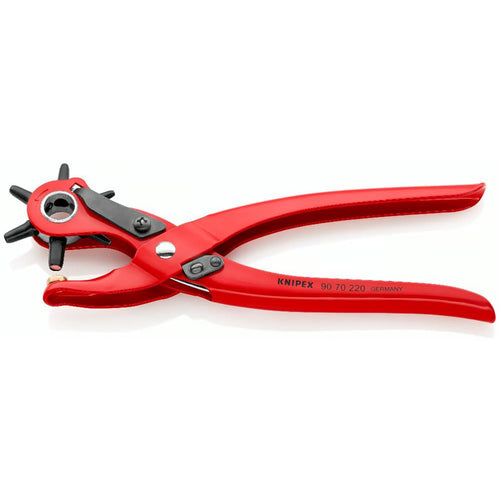 Pinza fustellatrice in acciaio speciale per fori cuoio