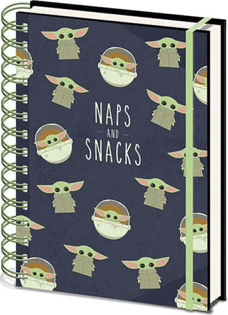 QUADERNO-A5-STAR-WARS-THE-MANDALORIAN-NAPS-AND-SNACKS---SR73254