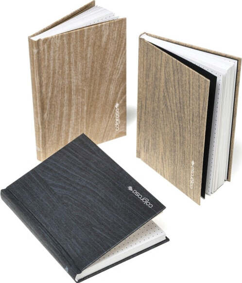 Quaderno editoriale Colorosa Wood - 12 x 17 cm - rigatura puntinata - colori assortiti - Ri.Plast [multipack] 4 pezzi Cancelleria e prodotti per ufficio/Scuola e materiale didattico/Materiale scolastico/Diari quaderni e block notes Eurocartuccia - Pavullo, Commerciovirtuoso.it