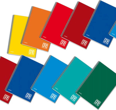 Quaderno One Color - A5 - s-fori - 1 rigo - 60 fogli - 80 gr - spiralato - Blasetti [multipack] 5 pezzi Cancelleria e prodotti per ufficio/Scuola e materiale didattico/Materiale scolastico/Diari quaderni e block notes Eurocartuccia - Pavullo, Commerciovirtuoso.it