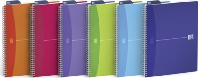 Quaderno spiralato My Colors - 5 mm con margine - 150 x 210 mm - 90 gr - 90 fogli - Oxford Cancelleria e prodotti per ufficio/Carta blocchi e quaderni/Blocchi appunti taccuini e diari/Blocchetti memo adesivi Eurocartuccia - Pavullo, Commerciovirtuoso.it