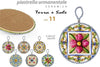 Quadretto-Piastrella-Ornamentale-In-Ceramica-11-Cm-Terra-E-Sole-6-Decori-828911