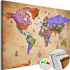 Quadri-di-sughero-Colourful-Travels-(1-Part)-Wide-[Cork-Map]
