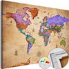 Quadri-di-sughero-Colourful-Travels-(1-Part)-Wide-[Cork-Map]