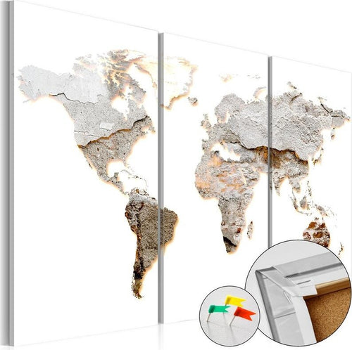 Quadri-di-sughero-Concrete-Continents-[Cork-Map]