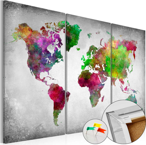 Quadri-di-sughero-Diversity-of-World-[Cork-Map]