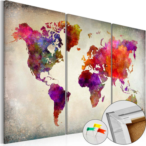 Quadri-di-sughero-Mosaic-of-Colours-[Cork-Map]