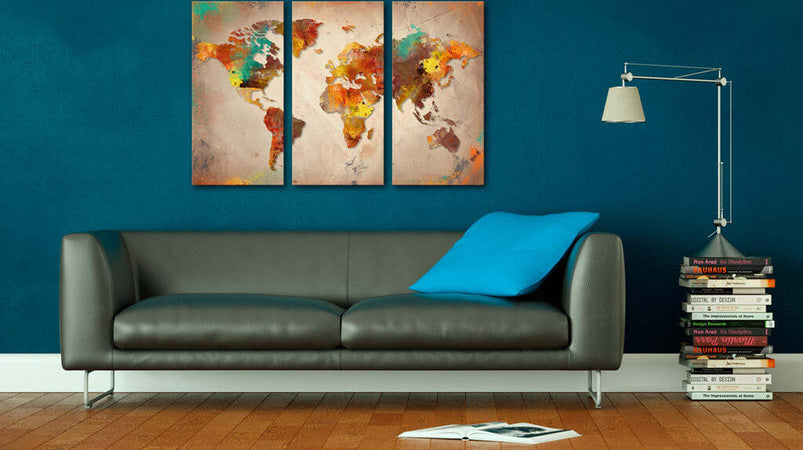 Quadri-di-sughero-Painted-World-[Cork-Map]
