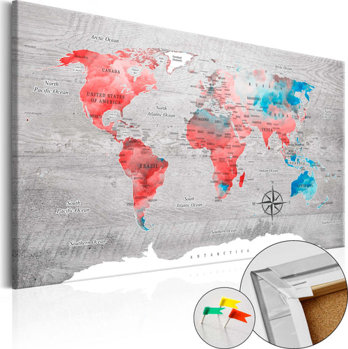 Quadri-di-sughero-Red-Roam-[Cork-Map]
