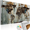 Quadri-di-sughero-Wooden-Border-[Cork-Map]