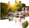 Quadri-su-vetro-acrilico-Forest-Waterfall-[Glass]