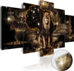 Quadri-su-vetro-acrilico-Golden-Lion-[Glass]