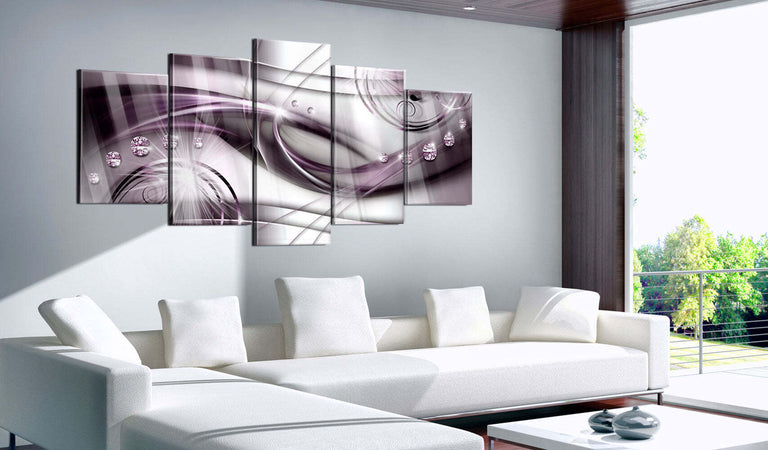 Quadri-su-vetro-acrilico-Violet-Glow-[Glass]