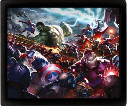QUADRO-3D-LENTICULAR-POSTER-MARVEL-FUTURE-FIGHT-HEROES-ASSAULT---EPPL71531