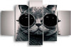 QUADRO 5 PEZZI IN MDF BLACK & WHITE 100X50 CM Casa e cucina/Decorazioni per interni/Arte/Poster e stampe Scontolo.net - Potenza, Commerciovirtuoso.it