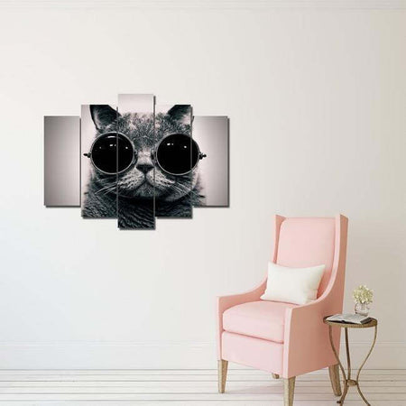 QUADRO 5 PEZZI IN MDF BLACK & WHITE 100X50 CM Casa e cucina/Decorazioni per interni/Arte/Poster e stampe Scontolo.net - Potenza, Commerciovirtuoso.it