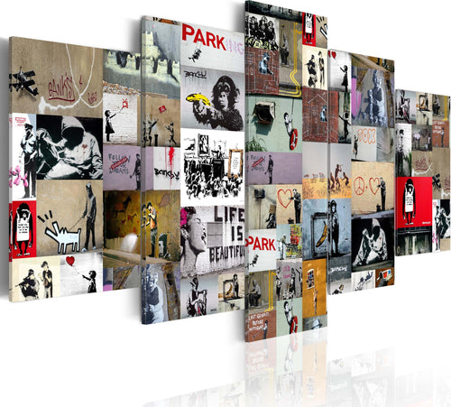 Quadro-Art-of-Collage-Banksy-IV