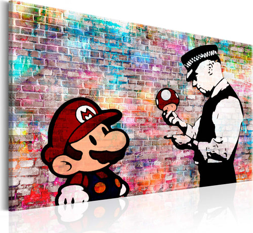 Quadro-Banksy-Colourful-Brick