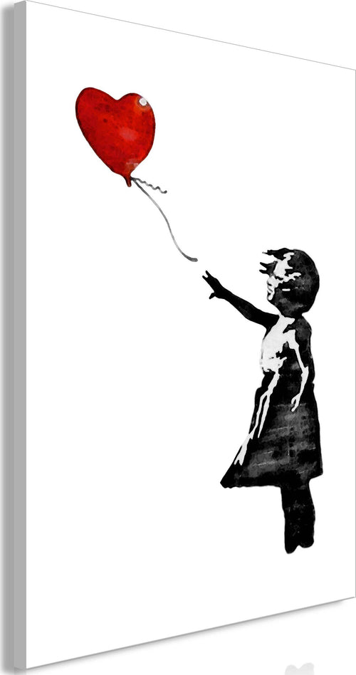 Quadro-Banksy-Girl-with-Balloon-(1-Part)-Vertical