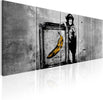 Quadro-Banksy-Monkey-with-Frame